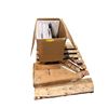 Image 1 : Pallet of Assorted Wood Panels & Rolling Cart in Box