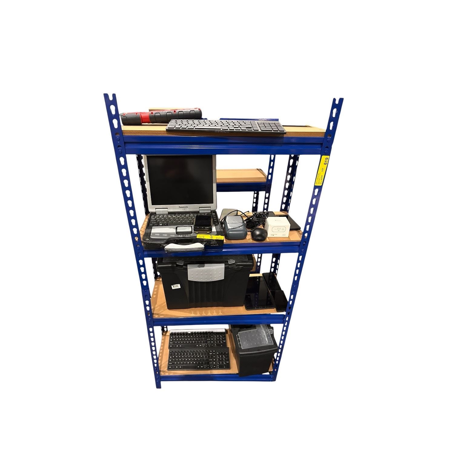 Approx Rack Set of two 4 Tier Metal Frame Racks (Approx. 27.5in W x 12in D 59in H)