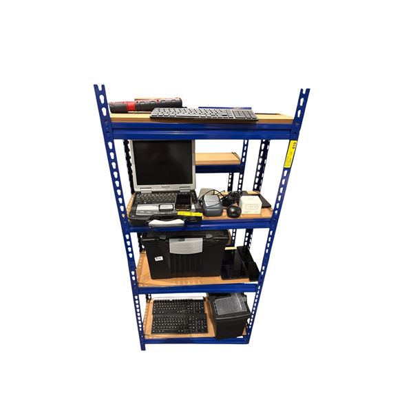 Set of two 4 Tier Metal Frame Racks (Approx. 27.5in W x 12in D 59in H)