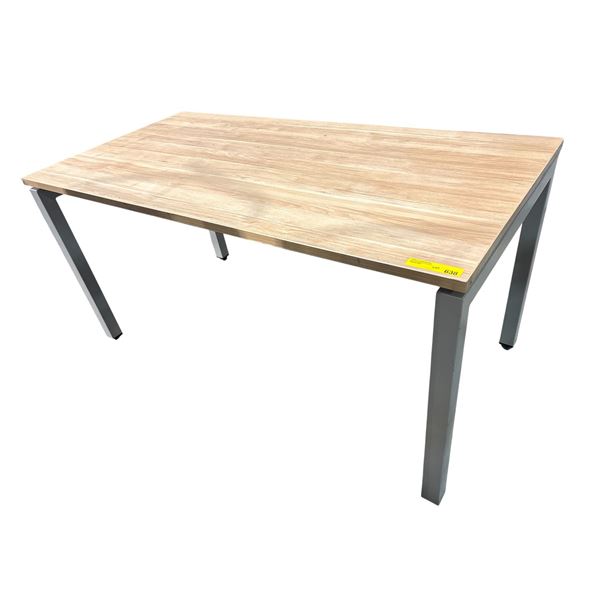 Metal Framed Desk (Approx. 60in W x 30in D x 30in H)