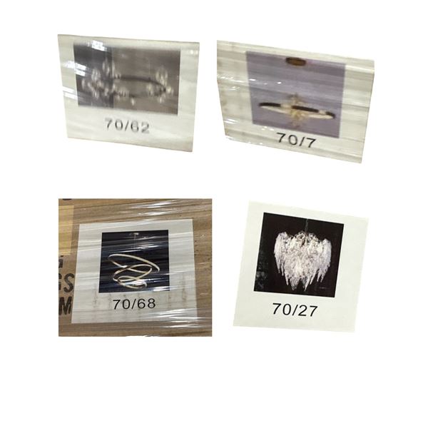 Pallet of Various BNIB Hanging Lights