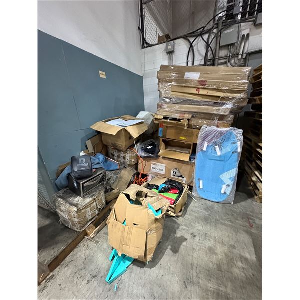 Large Group of Misc - Snow Sled, Water Tube, Clothing, Packaging Bags, Etc.