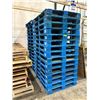 Image 3 : Large lot of blue standard heavy pallets