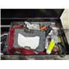 Image 3 : Commercial heavy-duty metal tools box with contents - approx. 5ft L x 2ft D x 2.5ft H