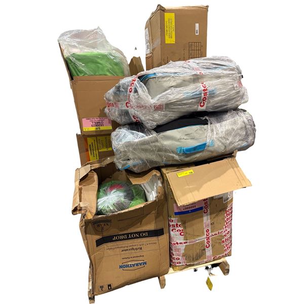 Pallet of Costco returns watersports rafts & gear