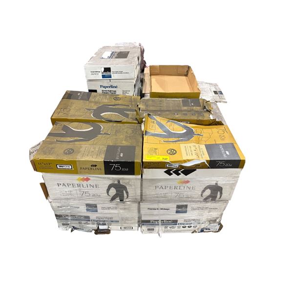 Pallet of assorted printing paper - 11" x 17" premium paper