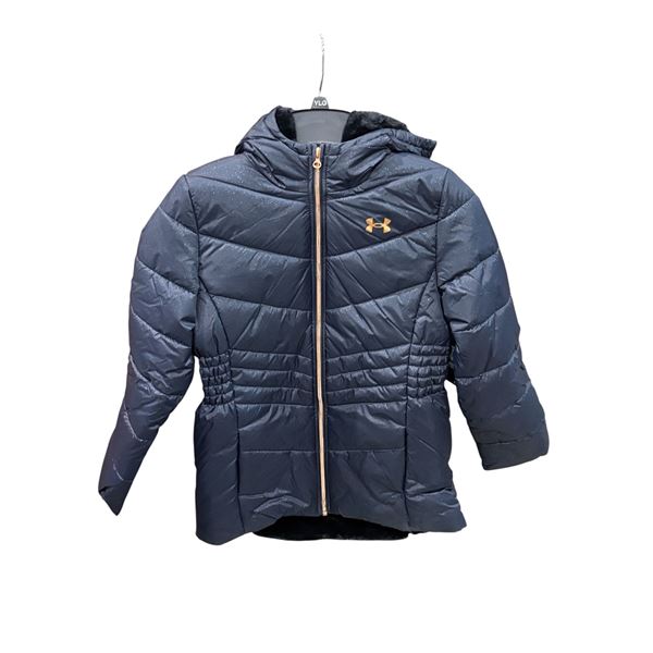 Under Armour glitter black large kids winter jacket - new
