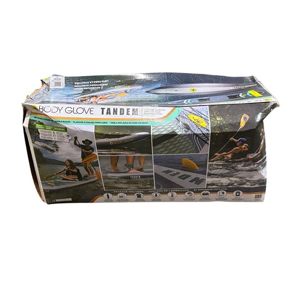 Body Glove Tandem 15ft inflatable stand-up paddle board in box