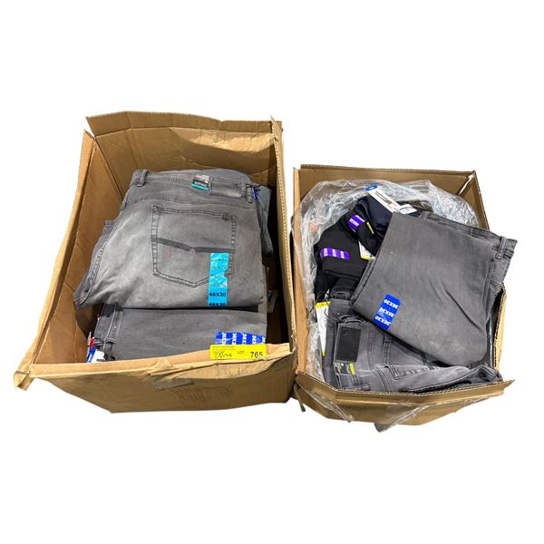 2 boxes of new Buffalo jeans - assorted sizes