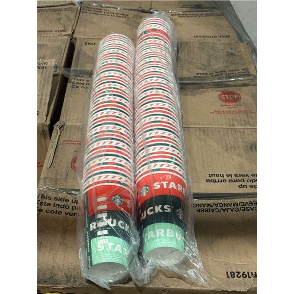 Pallet of Grande size Starbucks cups 16oz