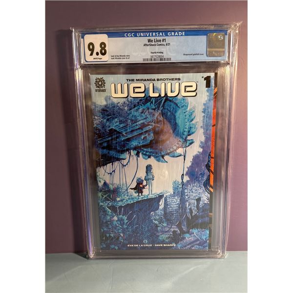 We Live #1 CGC 9.8 NM/M Fourth Printing AfterShock Comics 6/21 Gatefold