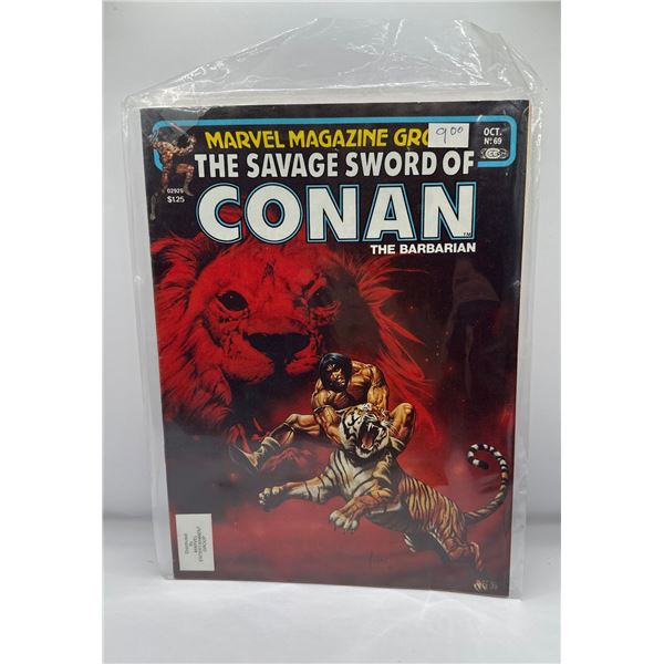 Savage Sword of Conan #69 (Marvel, Oct 1981) Comic Magazine - Joe Jusko Art