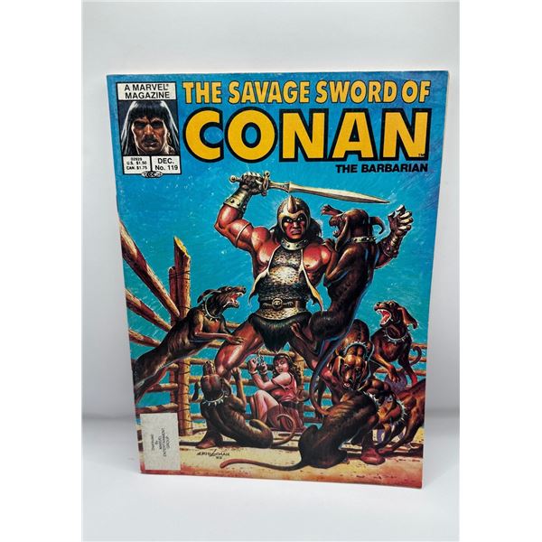 The Savage Sword of Conan #119 Magazine (Marvel, 1985) Ernie Chan Cover