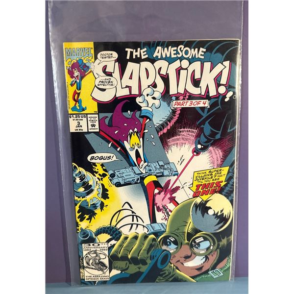 The Awesome Slapstick! #3 (Marvel Comics, 1993) Comic Book