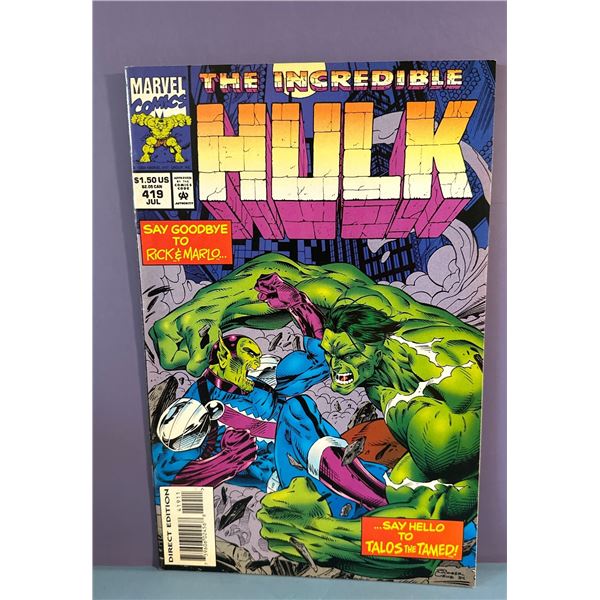 The Incredible Hulk #419 (Marvel Comics, 1994) 1st app Talos the Tamed