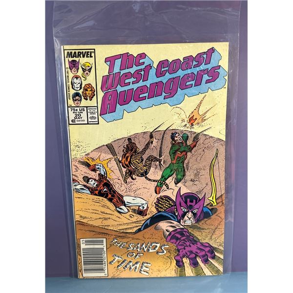 West Coast Avengers #20 (Marvel Comics, 1987) Copper Age, "The Sands of Time"