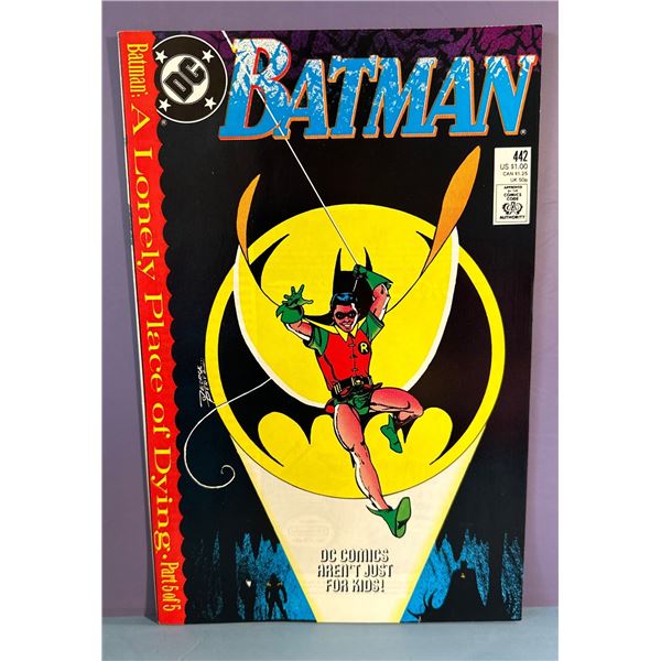 Batman #442 (DC Comics, 1989) A Lonely Place of Dying Pt 5, 1st Tim Drake