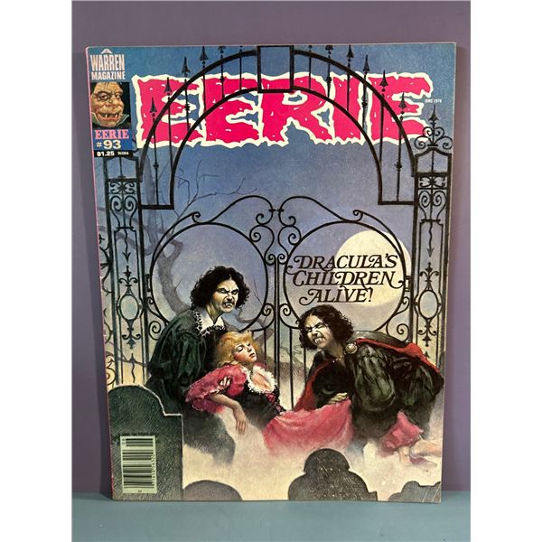 Eerie Magazine #93 (June 1978) Warren Publishing Dracula's Children Alive!