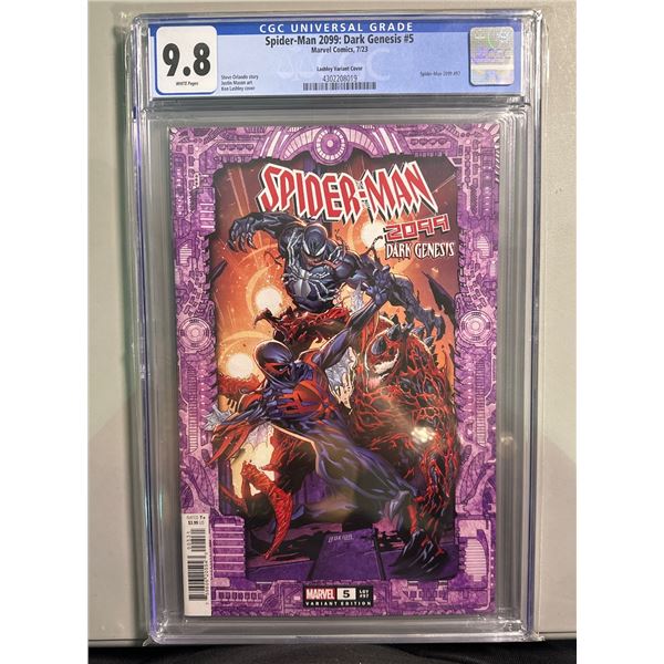 Spider-Man 2099: Dark Genesis #5 Lashley Variant CGC 9.8 Marvel 2023
