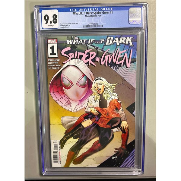What If...? Dark: Spider-Gwen #1 CGC 9.8 NM/M Marvel Comics 2023 Greg Land