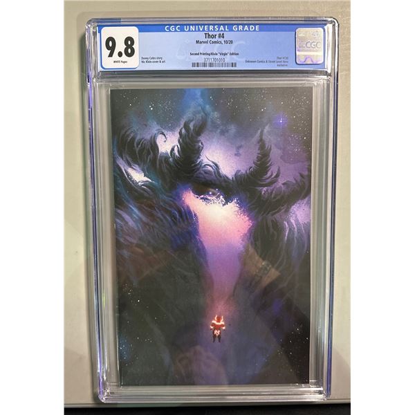 Thor #4 Marvel Comics 10/20 2nd Print Knull Virgin Ed CGC 9.8 Cates