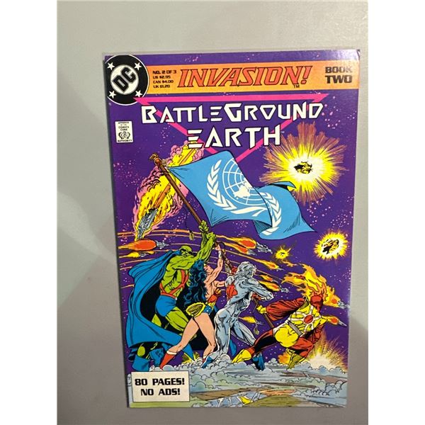 Invasion! #2 "Battleground Earth" (1988) DC Comics - Todd McFarlane Art