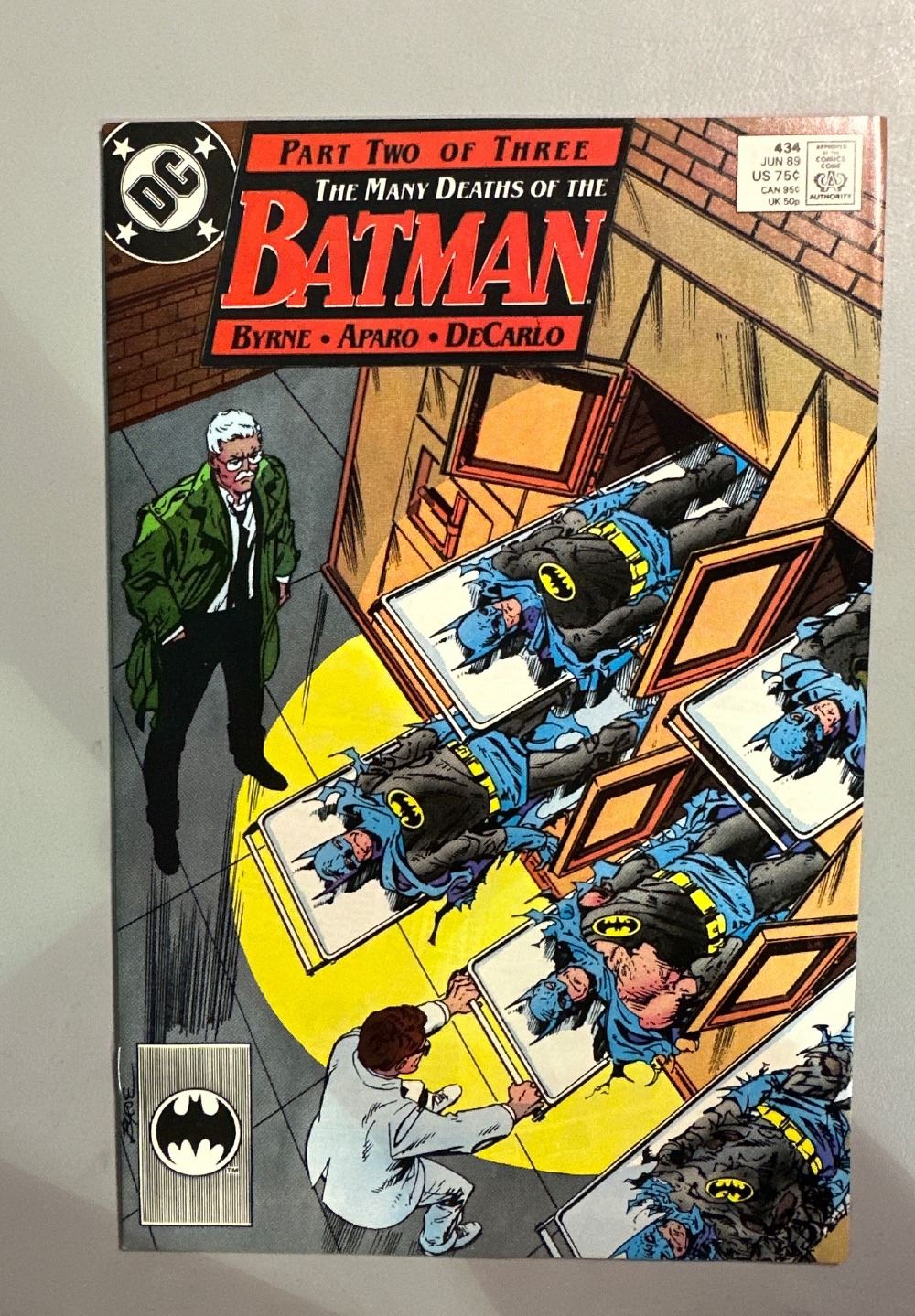 Batman #434 The Many Deaths of The Batman Pt 2 DC Comics 1989 Byrne