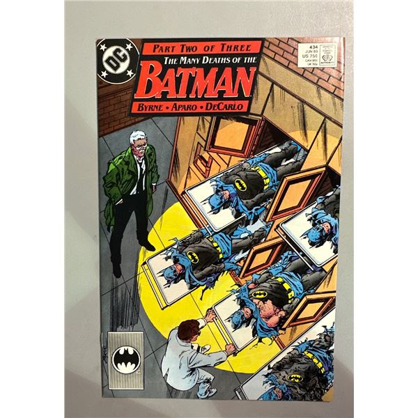 Batman #434 The Many Deaths of The Batman Pt 2 DC Comics 1989 Byrne