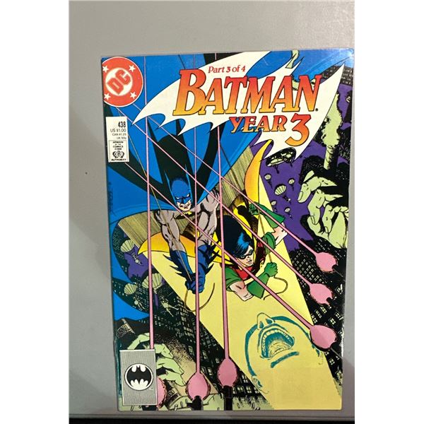 Batman #438 DC Comics (1989) Year 3 Part 3 of 4 George Perez Cover