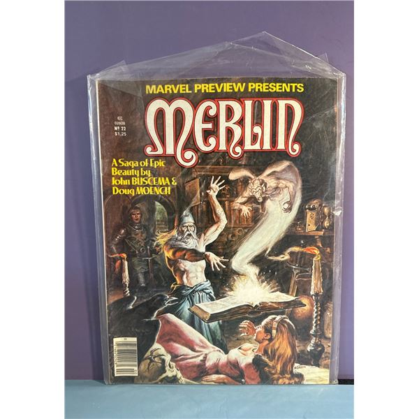 Marvel Preview Presents #22 Merlin Comic Magazine (1980, Marvel)