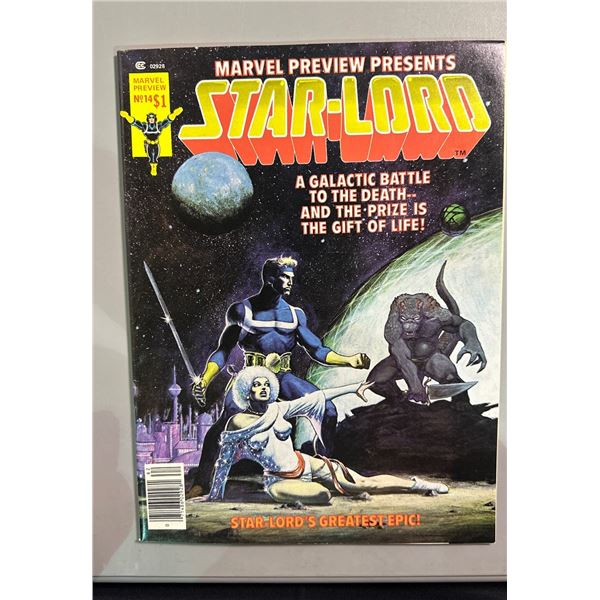Marvel Preview Presents #14 Star-Lord Comic Book (1978) 3rd Appearance