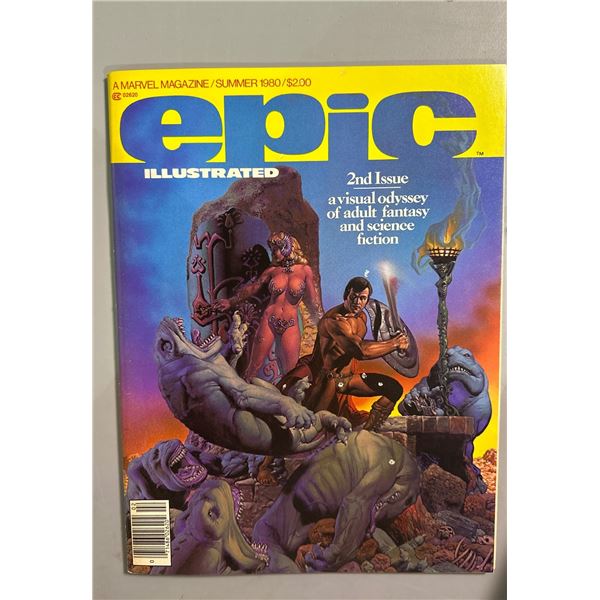 Epic Illustrated #2 Marvel Magazine Summer 1980 Richard Corben Art