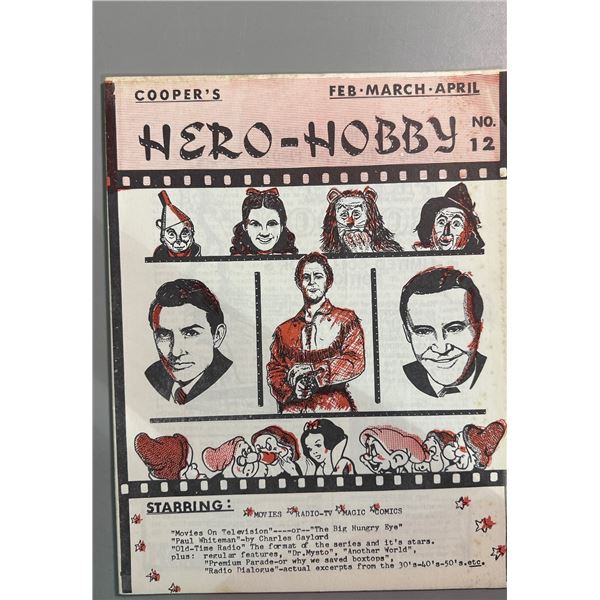 Cooper's Hero-Hobby Fanzine Magazine No. 12 Feb-March-April