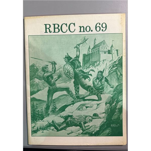 Rocket's Blast Comicollector RBCC #69 Fanzine 1970 Roy Krenkel Viking Art