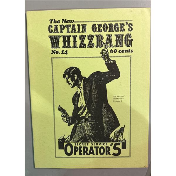 Captain George's Whizzbang #14 (1972) Fanzine - Secret Service Operator #5