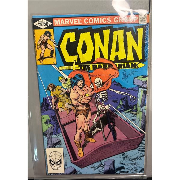 Conan the Barbarian #125 (Marvel, 1981) Signed by Alfredo Alcala Comic