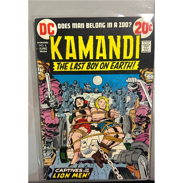 Kamandi: The Last Boy on Earth! #6 (DC, 1973) Captives of the Lion Men!