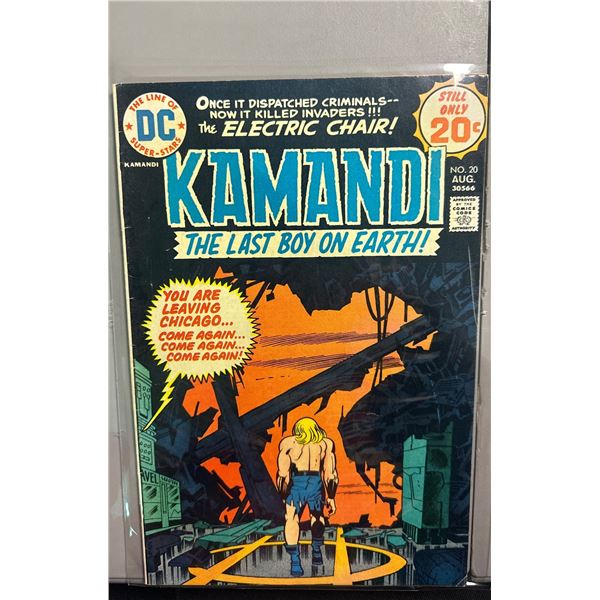 Kamandi, The Last Boy on Earth! #20 (DC, 1974) The Electric Chair!