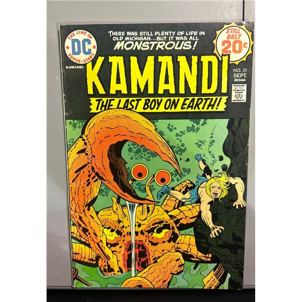 Kamandi: The Last Boy on Earth! #21 (DC Comics, 1974) Jack Kirby Art