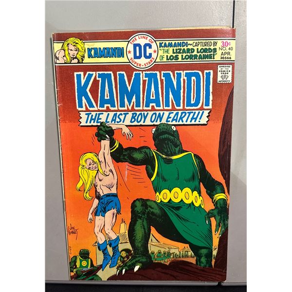 Kamandi The Last Boy on Earth #40 DC Comics Apr 1976 Joe Kubert Cover