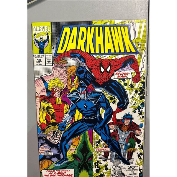 Darkhawk #19 (1992, Marvel) Comic - Spider-Man Guest Appearance