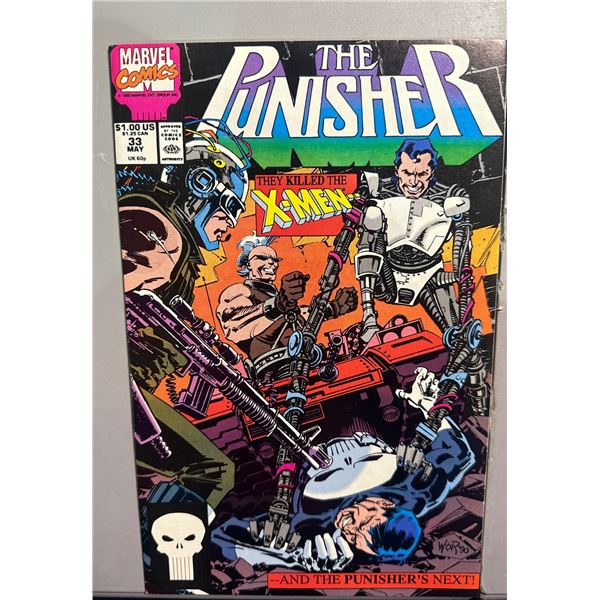 The Punisher #33 (May 1990, Marvel) - They Killed the X-Men Storyline