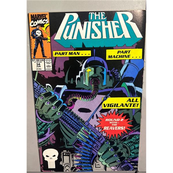 The Punisher Vol. 2 #34 (Marvel Comics, 1990) vs The Reavers