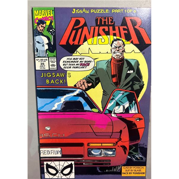 The Punisher Vol. 2 #35 (Marvel, 1988) Jigsaw Puzzle Pt. 1, Jigsaw's Back