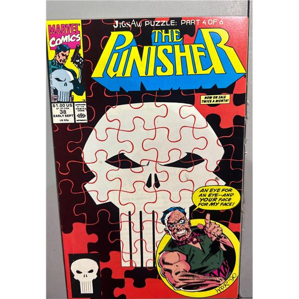 The Punisher #38 (1990, Marvel) Jigsaw Puzzle Part 4 of 6 Comic Book