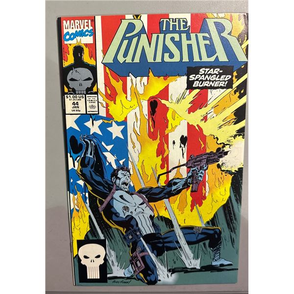 The Punisher (1987 Series) #44 Marvel Comics Jan 1991 Star-Spangled Burner!