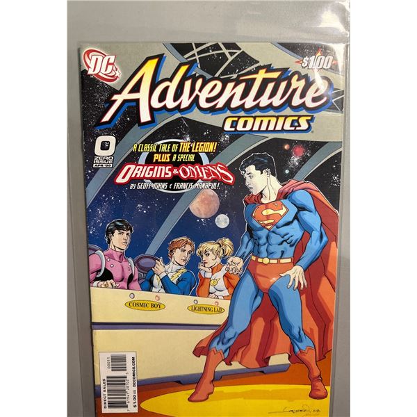 Adventure Comics (2009) #0 DC Comics - Origins & Omens, Superman & The Legion
