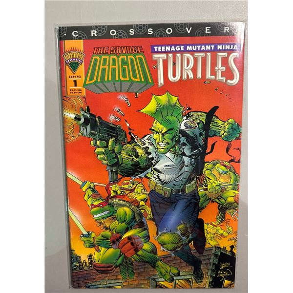 Savage Dragon / Teenage Mutant Ninja Turtles Crossover #1 (1993, Mirage)