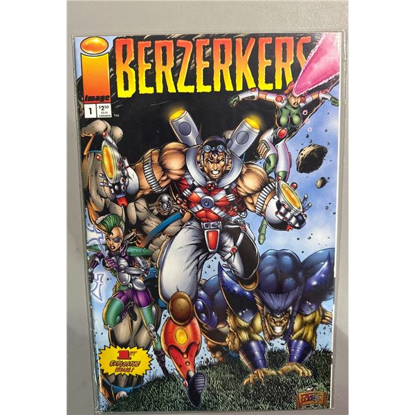 Image Comics Berzerkers #1 (1995) 1st Exclusive Issue Halloween Ad on Back