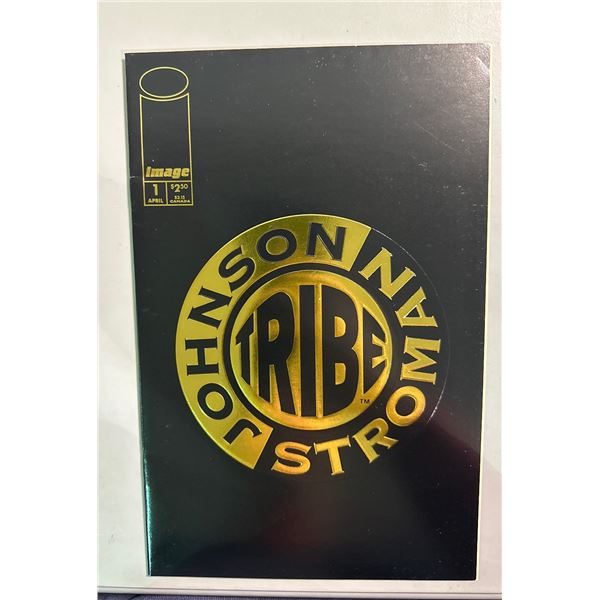 Image Comics, Tribe #1 (4/1993) - Johnson & Stroman. Gold Foil Emblem Cover.